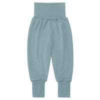 ENGEL NATUR Wolle-Seide Hose mit Nabelbund Bergblau