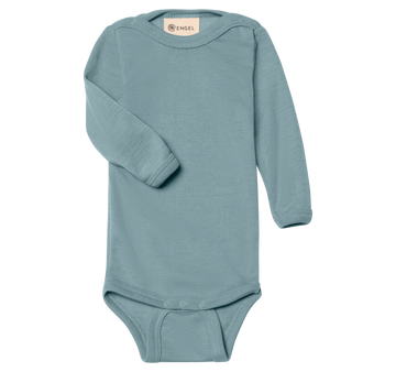 ENGEL NATUR Wolle-Seide Body Bergblau
