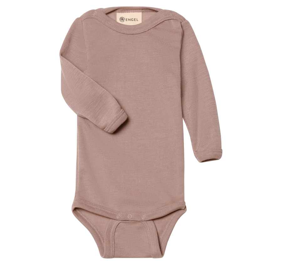 ENGEL NATUR Wolle-Seide Body Dustyrose