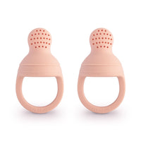 MUSHIE Silicone Fresh Food Feeder 2-pack - Blush