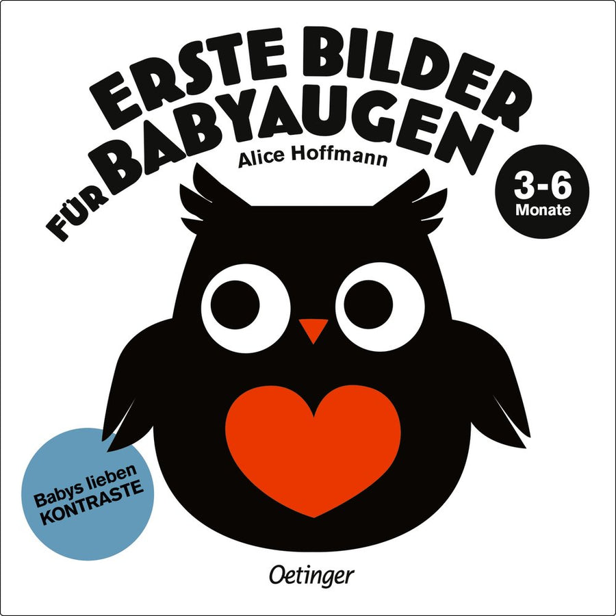 KINDERBUCH Erste Bilder für Babyaugen - Kontrastbuch ab 3 Monaten