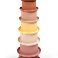 FILIBABBA Silikonstapelbecher Rosa