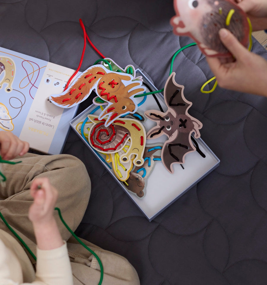 FILIBABBA Sticken Lernen - Stickset für Kinder - Waldfreunde