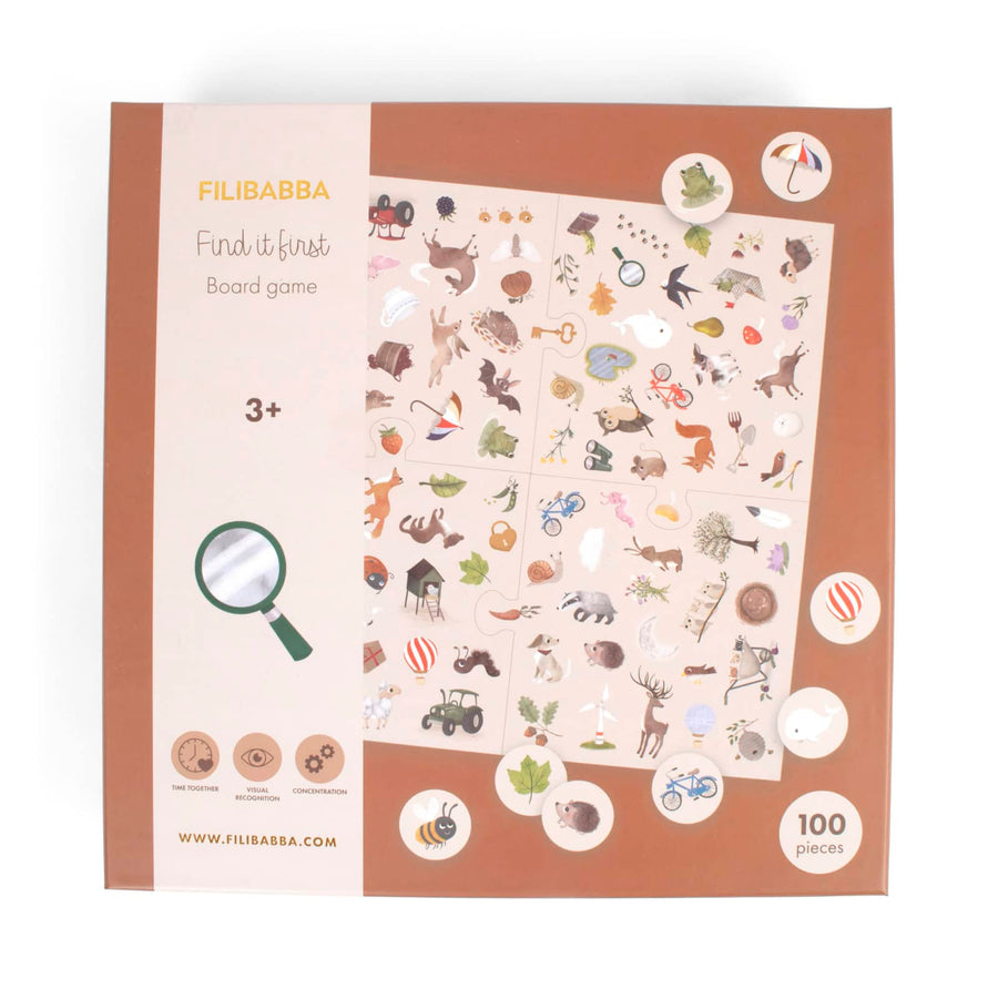 FILIBABBA Wer entdeckt es zuerst? Brettspiel
