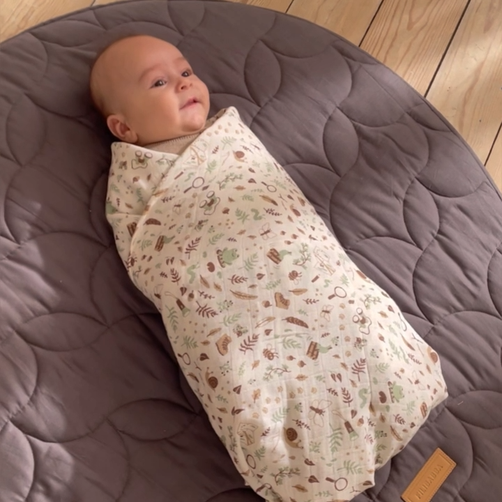 FILIBABBA Musselin Pucktuch 120x120 cm GOTS - Little Wonders