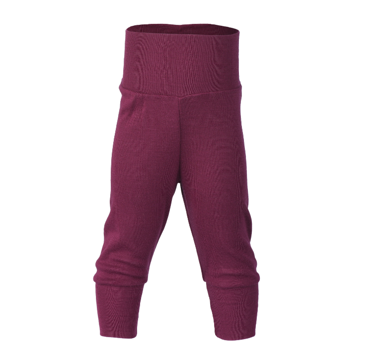 ENGEL NATUR Wolle-Seide Hose mit Nabelbund orchid