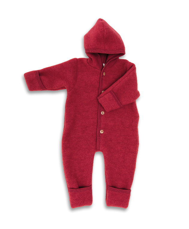 ENGEL NATUR Wollfleece Overall Jaspis Melange