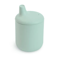 MUSHIE Silicone Sippy Cup - Cambridge Blue