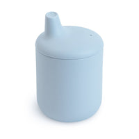 MUSHIE Silicone Sippy Cup - Powder Blue