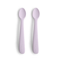 MUSHIE Silicone Spoons 2-pack - Soft Lilac