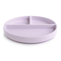 MUSHIE Silikon-Teller mit Saugnapf - Soft Lilac