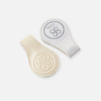 CLOBY Leder Magnet Clips Beige