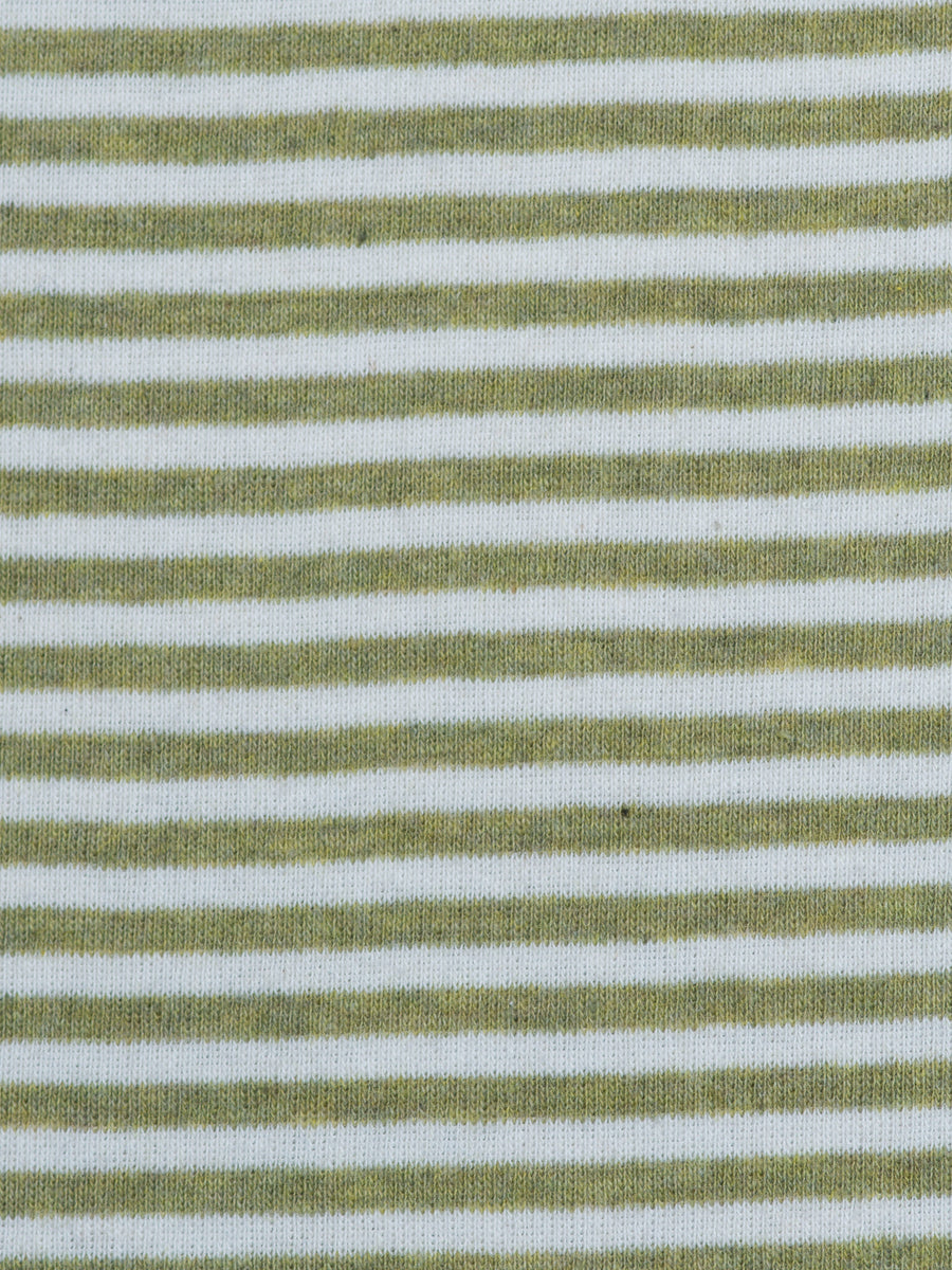 SERENDIPITY Strampler Grass/Offwhite gestreift