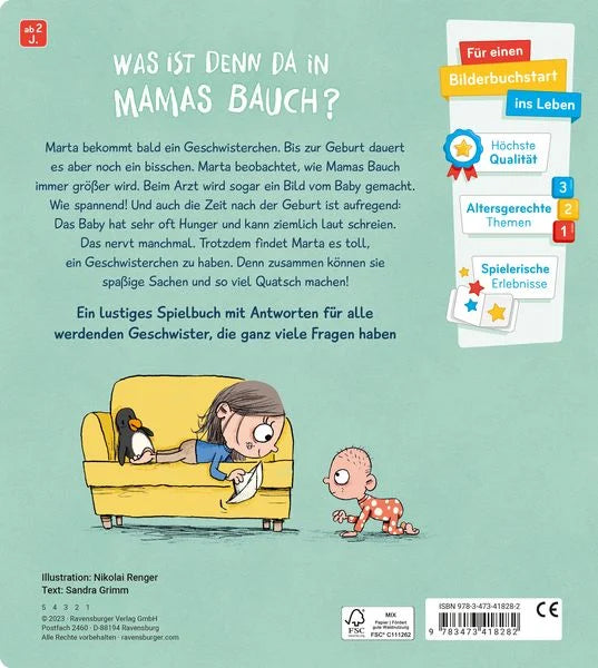 KINDERBUCH Und da drin ist ein Baby?