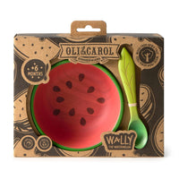 OLI&CAROL Holz Geschirr Set - Wally Wassermelone