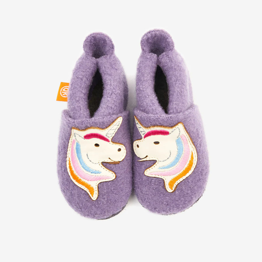 ORANGENKINDER Wollwalk Finkli Einhorn