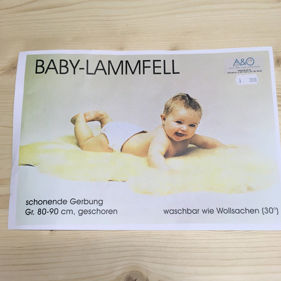 RÄTISCHE GERBEREI Baby-Lammfell, waschbar